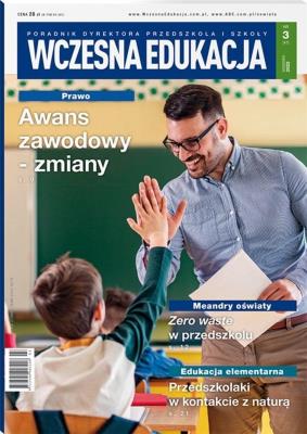 Okładka książki Wczesna Edukacja. Poradnik dyrektora 3/2022