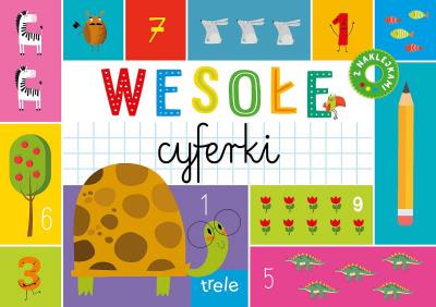 Wesołe cyferki. Blok z tekturą. Autor: Opracowanie zbiorowe. SmakLiter.pl Okładka książki Wesołe cyferki. Blok z tekturą