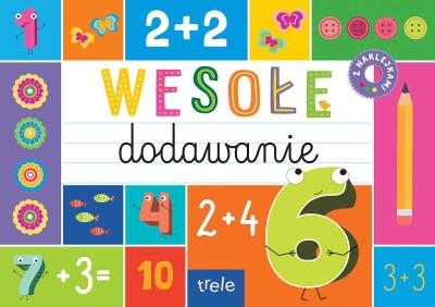 Okładka książki Wesołe dodawanie. Blok z tekturą