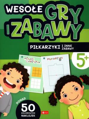 Okładka książki Wesołe gry i zabawy. Piłkarzyki i inne zabawy