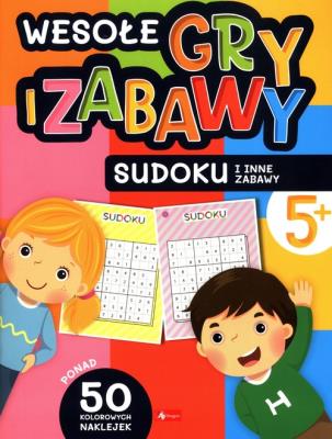 Okładka książki Wesołe gry i zabawy. Sudoku i inne zabawy