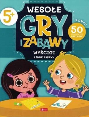 Okładka książki Wesołe gry i zabawy. Wyścigi i inne zabawy