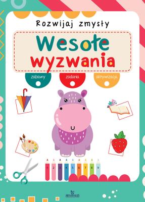 Wesołe wyzwania. Autor: Chmielińska Ewelina. SmakLiter.pl Okładka książki Wesołe wyzwania