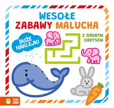 Okładka książki Wesołe zabawy malucha z grubym obrysem