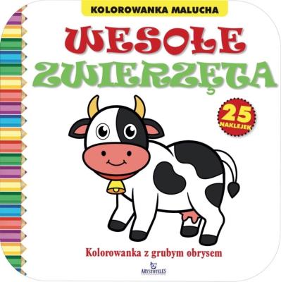 Wesołe zwierzęta. Autor: Chmielińska Ewelina. SmakLiter.pl Okładka książki Wesołe zwierzęta