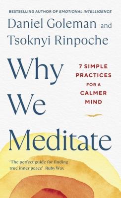 Why We Meditate. Autor: Daniel Goleman, Rinpoche Tsoknyi. SmakLiter.pl Okładka książki Why We Meditate