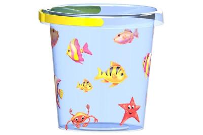 Opakowanie Wiaderko do piasku transparentne 14 cm