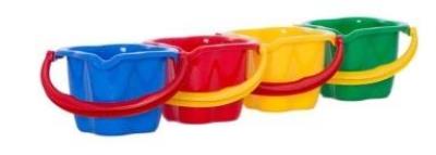 Opakowanie Wiaderko kogucik MIX