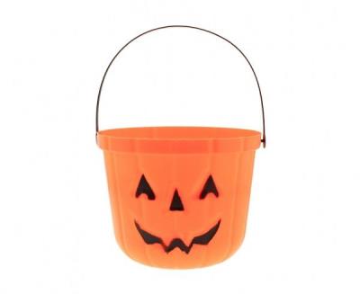 Opakowanie Wiaderko uśmiechnięta dynia 18.5x15cm