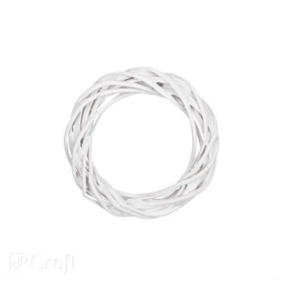 Opakowanie Wianek wiklinowy 15cm biały DPDN-034