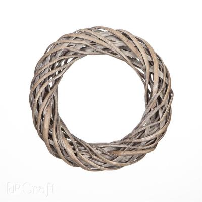 Opakowanie Wianek wiklinowy 25cm szary DPDN-033