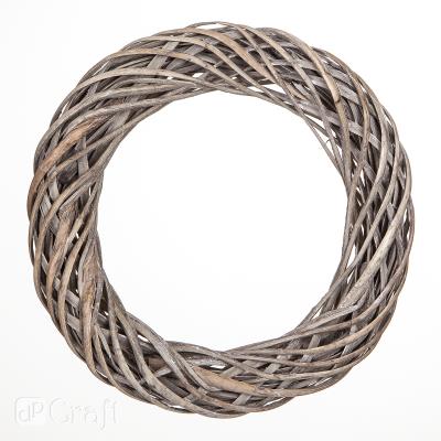 Opakowanie Wianek wiklinowy 36cm szary DPDN-031