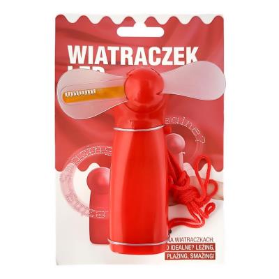 Opakowanie Wiatraczek led czerwony