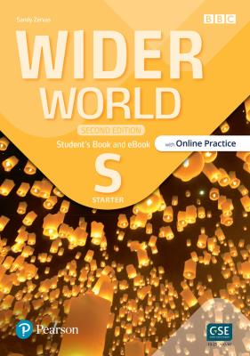 Wider World Second Edition Starter Student's Book with Online Practice + eBook and App. Autor: Sandy Zervas. SmakLiter.pl Okładka książki Wider World Second Edition Starter Student's Book with Online Practice + eBook and App