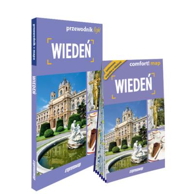 Okładka książki Wiedeń light: przewodnik + mapa