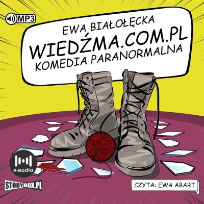 Okładka książki Wiedźma.com.pl. komedia paranormalna audiobook