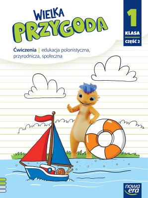 Okładka książki WIELKA PRZYGODA NEON klasa 1 część 2 Zeszyt ćwiczeń zintegrowanych EDYCJA 2023-2025