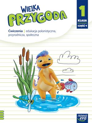 Okładka książki WIELKA PRZYGODA NEON klasa 1 część 4 Zeszyt ćwiczeń zintegrowanych EDYCJA 2023-2025