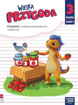 Wielka Przygoda SP 3 J. Polski ćw. cz.2 2022 NE. Autor: Elżbieta Kacprzak, Anna Ładzińska. SmakLiter.pl Okładka książki Wielka Przygoda SP 3 J. Polski ćw. cz.2 2022 NE