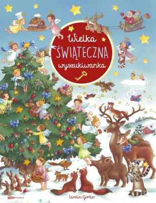 Wielka świąteczna wyszukiwanka. Autor: Carolin Gortler. SmakLiter.pl Okładka książki Wielka świąteczna wyszukiwanka