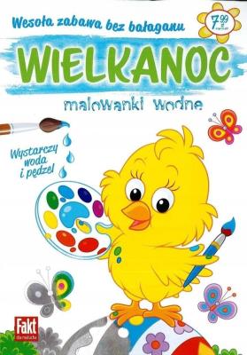 Wielkanoc. Malowanki wodne. Autor:   Praca zbiorowa. SmakLiter.pl Okładka książki Wielkanoc. Malowanki wodne