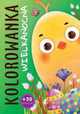 Wielkanocna kolorowanka. Autor:   Praca zbiorowa. SmakLiter.pl Okładka książki Wielkanocna kolorowanka