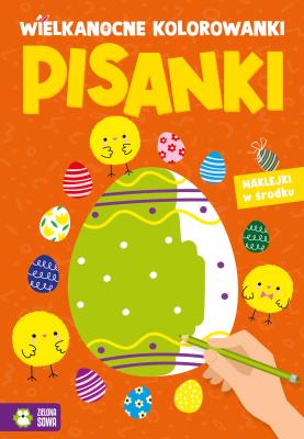 Wielkanocne kolorowanki. Pisanki. Autor: Zuzanna Tomasiak. SmakLiter.pl Okładka książki Wielkanocne kolorowanki. Pisanki