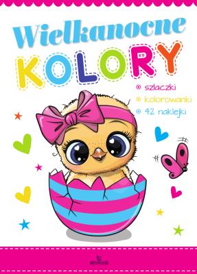 Wielkanocne kolory. Autor: Matusiak Monika. SmakLiter.pl Okładka książki Wielkanocne kolory