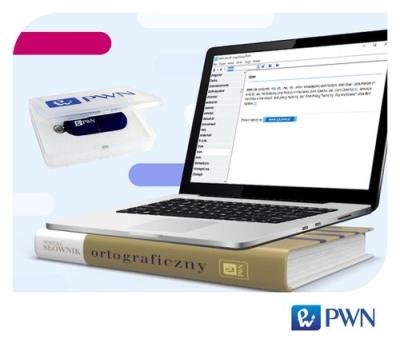 Wielki słownik ortograficzny PWN z zasadami pisowni i interpunkcji. Pendrive. Autor: Edward Polański. SmakLiter.pl Okładka książki Wielki słownik ortograficzny PWN z zasadami pisowni i interpunkcji. Pendrive