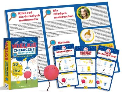 Okładka książki Wielkie chemiczne eksperymenty dla najmłodszych!