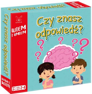 Wiem i Umiem. Czy znasz odpowiedź?. Wydawca: Kangur. SmakLiter.pl Opakowanie Wiem i Umiem. Czy znasz odpowiedź?