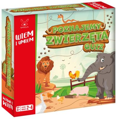 Opakowanie Wiem i Umiem. Poznajemy Zwierzęta Quiz