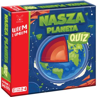Wiem i Umiem. Quiz Nasza Planeta. Wydawca: Kangur. SmakLiter.pl Opakowanie Wiem i Umiem. Quiz Nasza Planeta
