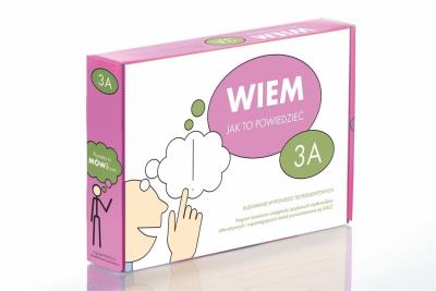 Opakowanie Wiem, jak to powiedzieć - struktura 3A pomoc dyd.