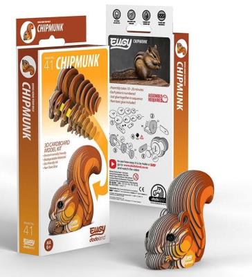 Opakowanie Wiewiórka Syberyjska Eugy. Eko Układanka 3D