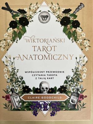 Wiktoriański tarot anatomiczny. Współczesny przewodnik czytania tarota z talią kart. Autor: Goodchild Claire. SmakLiter.pl Okładka książki Wiktoriański tarot anatomiczny. Współczesny przewodnik czytania tarota z talią kart