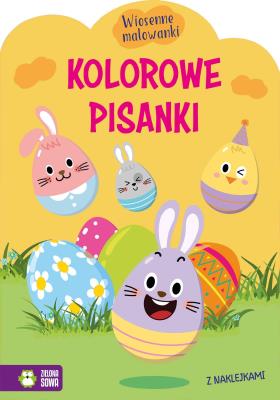 Okładka książki Wiosenne malowanki. Kolorowe pisanki