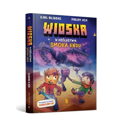 Wioska. W krainie Smoka Endu. Autor: Karl Olsberg. SmakLiter.pl Okładka książki Wioska. W krainie Smoka Endu