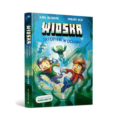 Wioska. Zatopieni w oceanie. Autor: Karl Olsberg. SmakLiter.pl Okładka książki Wioska. Zatopieni w oceanie