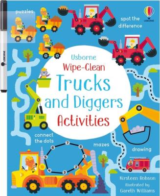 Opakowanie Wipe-Clean Trucks and Diggers Activities
