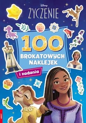 Okładka książki WISH 100 brokatowych naklejek NB-9102