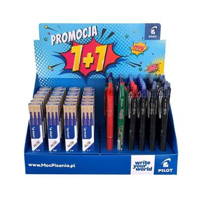 Wkład 108szt nieb. + długopis 36szt FriXion Displa. Wydawca: Pilot. SmakLiter.pl Opakowanie Wkład 108szt nieb. + długopis 36szt FriXion Displa