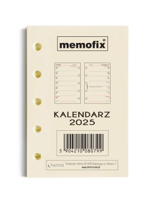 Opakowanie Wkład do kalendarza 2025 MEM/M/TNS A7