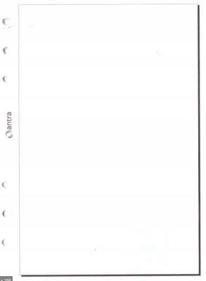 Opakowanie Wkład do organizera A5/czysta biała ANTRA