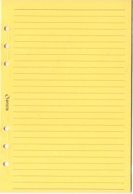 Opakowanie Wkład do organizera A5 linia żółta