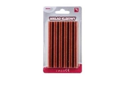 Opakowanie Wkład klejowy brokatowy czerwony 11mmx10cm 6szt