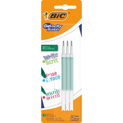 Opakowanie Wkład żelowy BIC Gel-ocity 0.7mm zielony 3szt