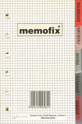Opakowanie Wkłady 2025 Memofix A6 K komplet