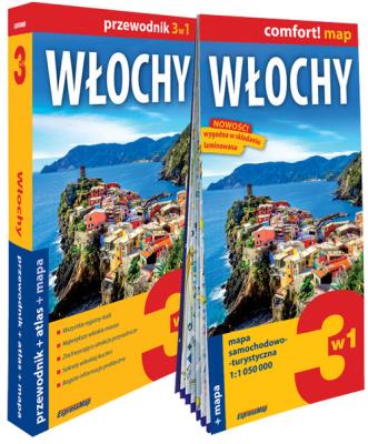 Włochy przewodnik 3w1 przewodnik + atlas + mapa. Autor: Marta Lasota, Marta Natalia Wróblewska, Wojciech Wąsowicz, Kowalska Kamila, Fundowicz Agnieszka. SmakLiter.pl Okładka książki Włochy przewodnik 3w1 przewodnik + atlas + mapa