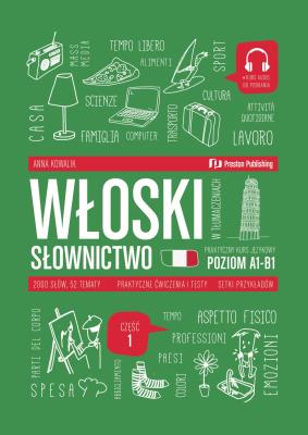 Okładka książki Włoski w tłumaczeniach. Słownictwo poziom A1-B1